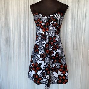 La vie en Rose swimming cover-up, strapless dress Size Medium